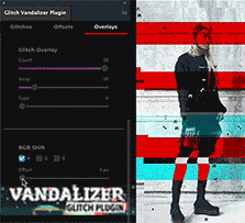 极品PS扩展面板－信号故障(独家汉化版/高清视频教程)：Glitch Vandalizer - Photosh
